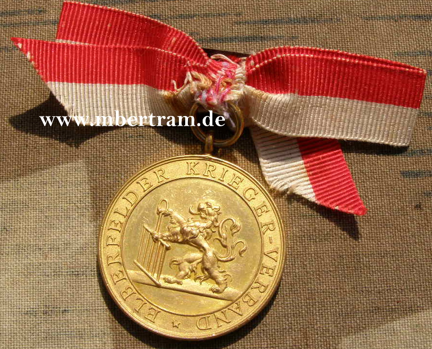 Für treue, 25 jährige Verdienste, Elberfelder Krieger Verb.