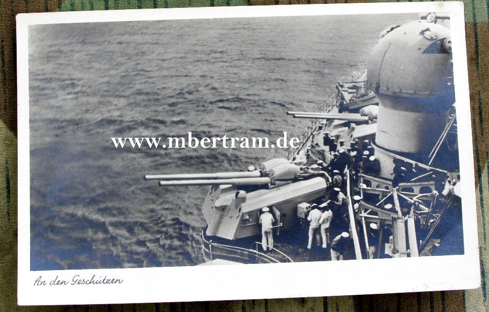 An die Geschütze , Schlachtschiff Bismarck ? 6.9.44