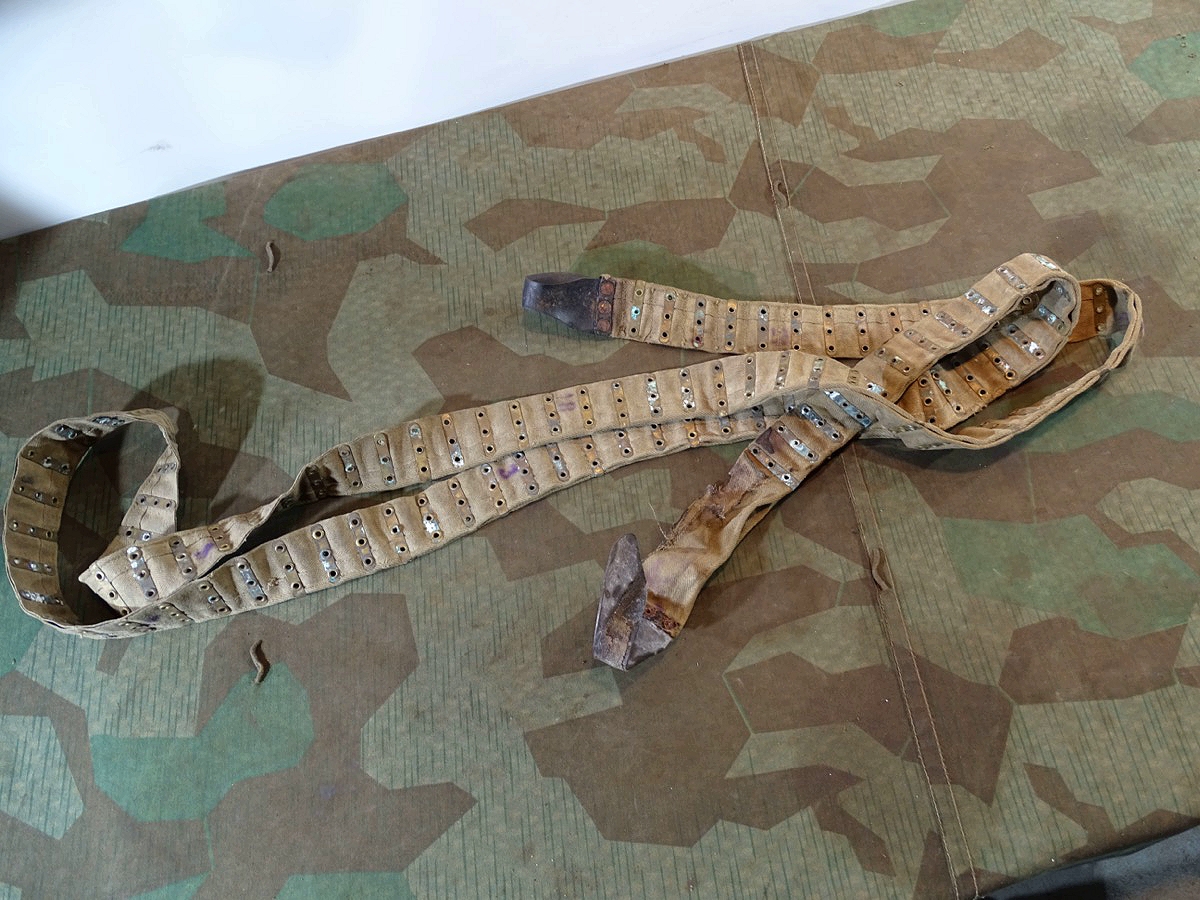 100er Stoff Gurt für Maschinengewehr Schwarzlose MG 07/12  1. Weltkrieg