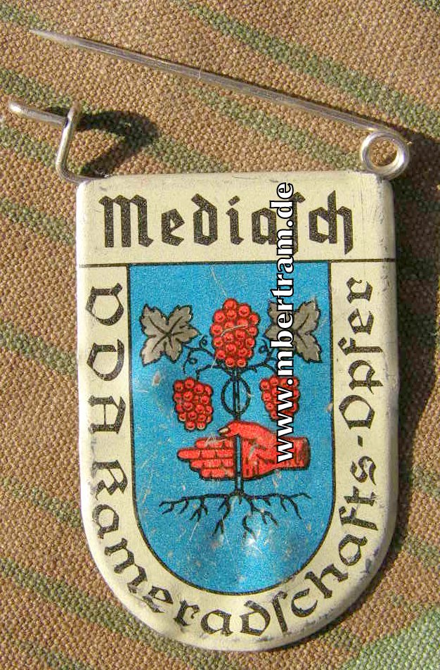 WHW, Mai 1938 "Mediasch" Blech.
