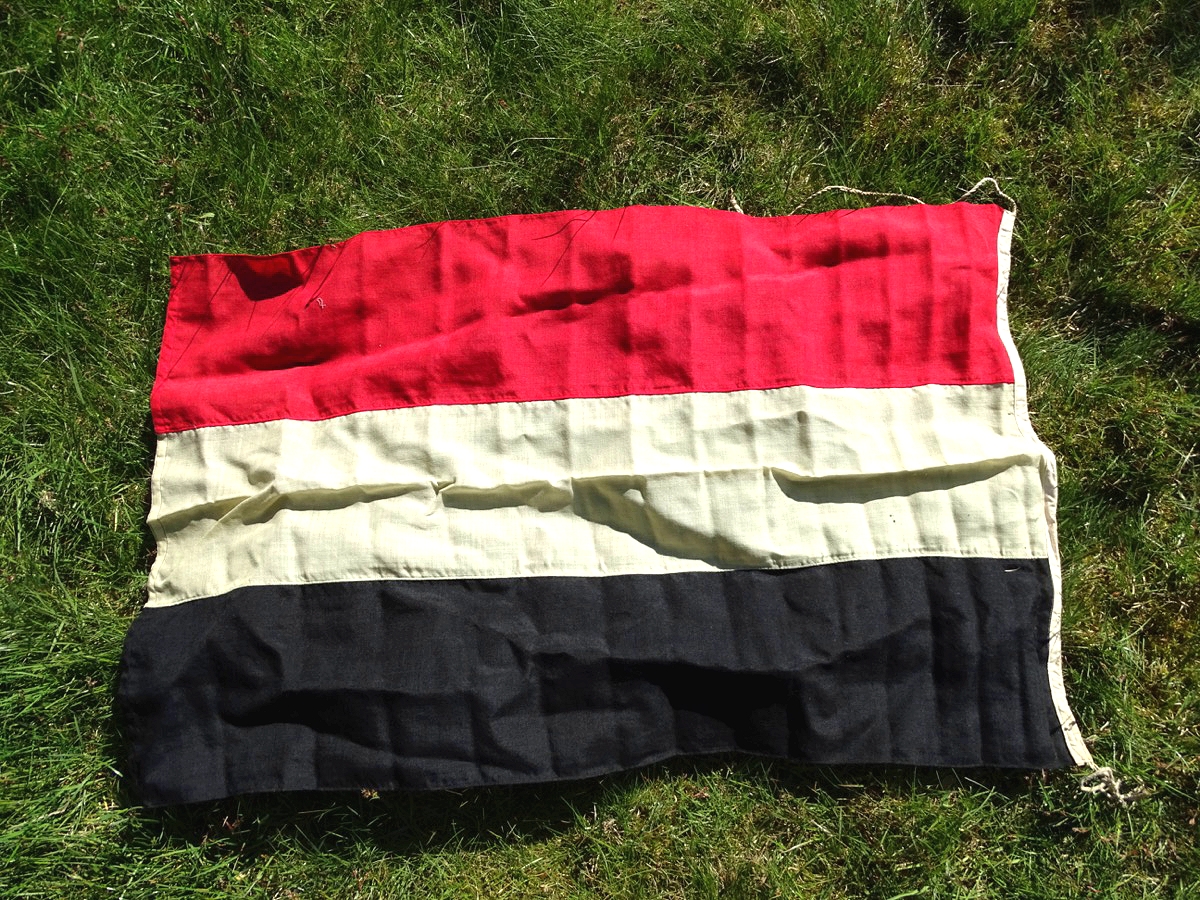 Nationalfahne Schwarz/weiß/ rot, Kaiserreich und 3 Reich ca. 75x1,20m