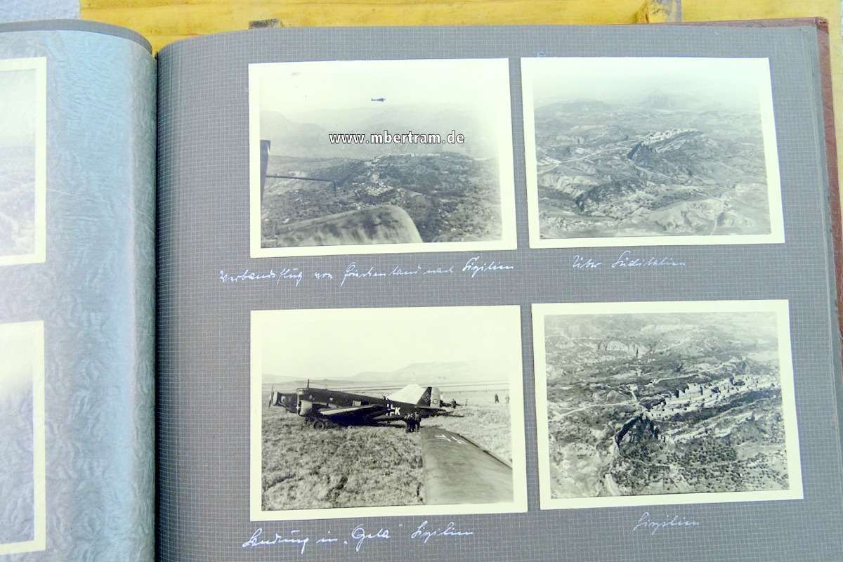 12371-379 Umfangreicher Nachlass Ju 52 Bordschütze, DK Gold, LW Pokal, Legion Condor, Alben....