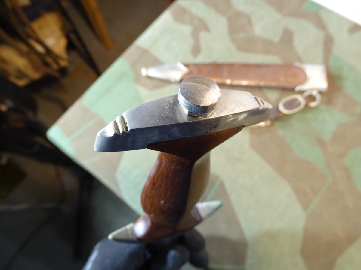 SA Dienstdolch M 33, Hersteller RZM M 7 / 66 1940, Eickhorn mit Gehänge