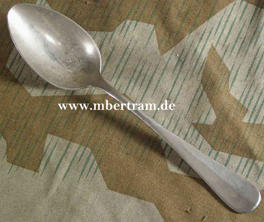 Wehrmacht Suppenlöffel, WH Adler u. Hst. GK&amp;FA 38