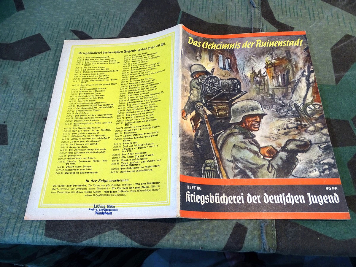 Kriegsbücherei der deutschen Jugend, Heft  86, Das Geheimnis der Ruinenstadt, Westfeldzug