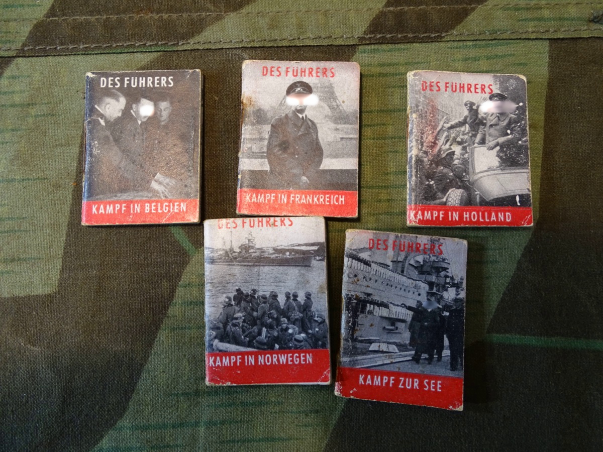 5 Heftchen des WHW Des Führers Kampf in … Holland, zur See, Frankreich, Belgien, Norwegen.