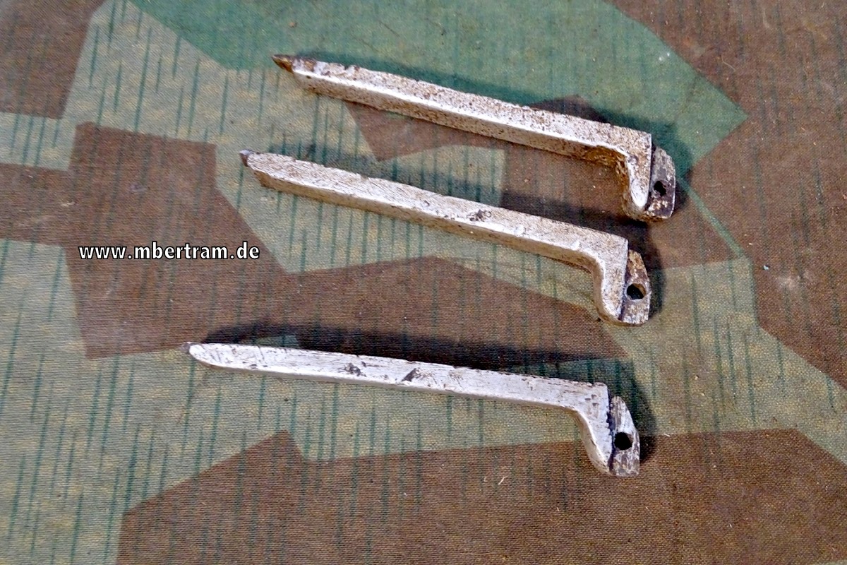 MP 38 / 40 Laufauflage Alu, grober Guss