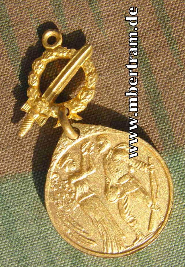 19mm Miniatur: Deutsche Ehrendenkmünze des Weltkrieges