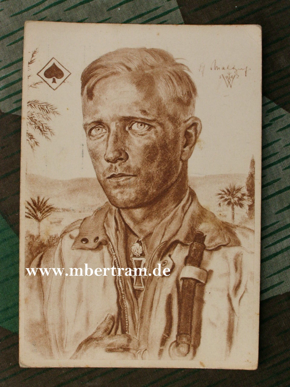 Luftwaffe : "Major Freiherr v.Maltzahn " Eichenlaub Träger
