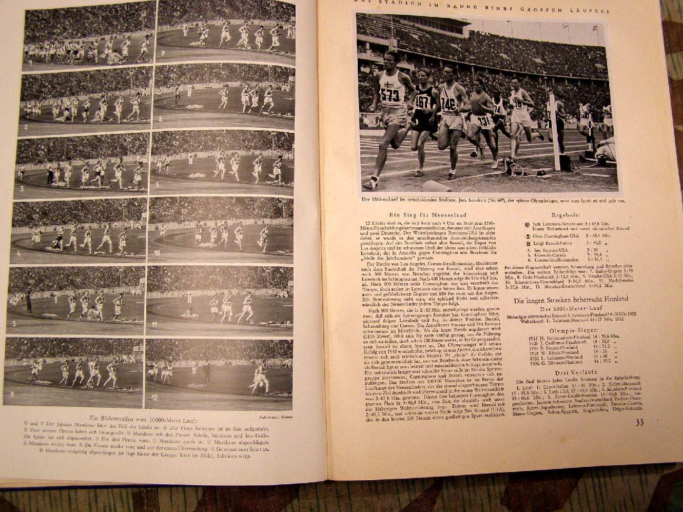 Sammelbilderalbum Olympia 1936, Band 2, Spiele Berlin