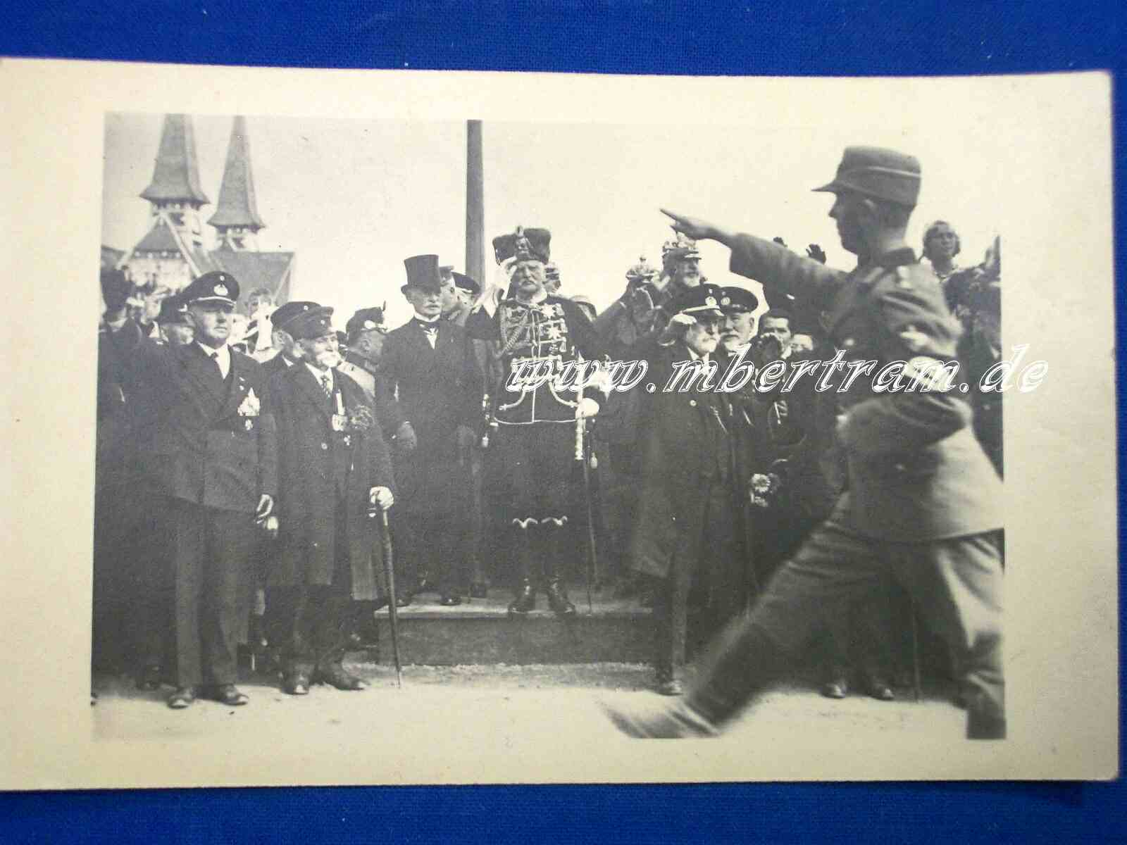 Postkarte, Hitler, Himmler, Leibstandarte, Staatsbesuch 1938