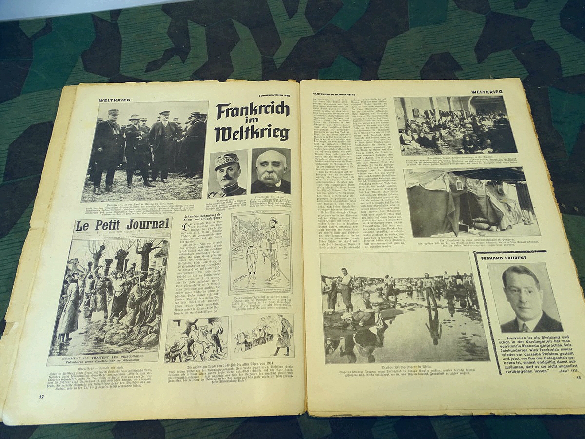 Illustrierter Beobachter, Sonderzeitung " Frankreichs Schuld" NSDAP Verlag .