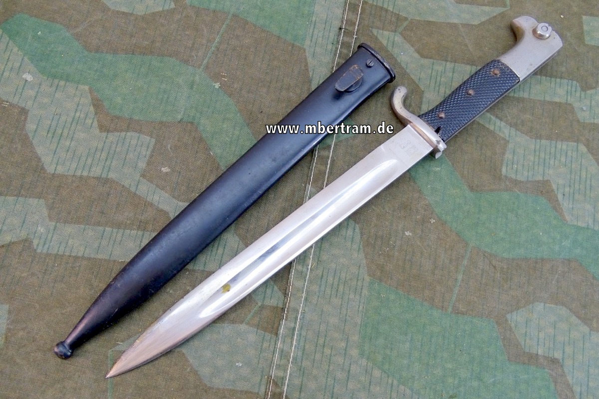 Extra Seitengewehr KS 98 ( Modell 1898), um 1919, voll aufpflanzbar WKC
