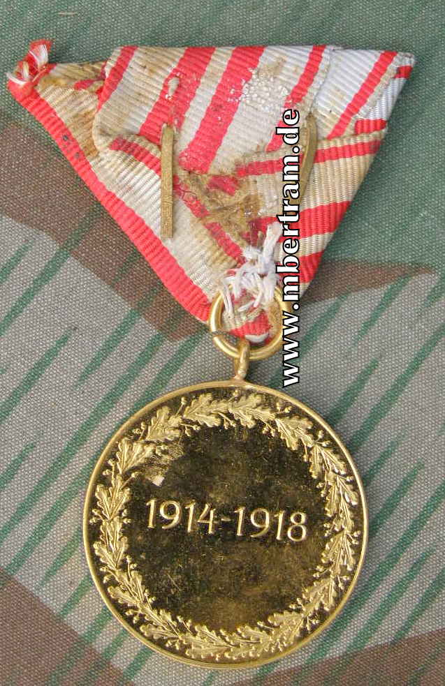 Kriegs Erinnerungsmedaille "Für Österreich 1914-1918"