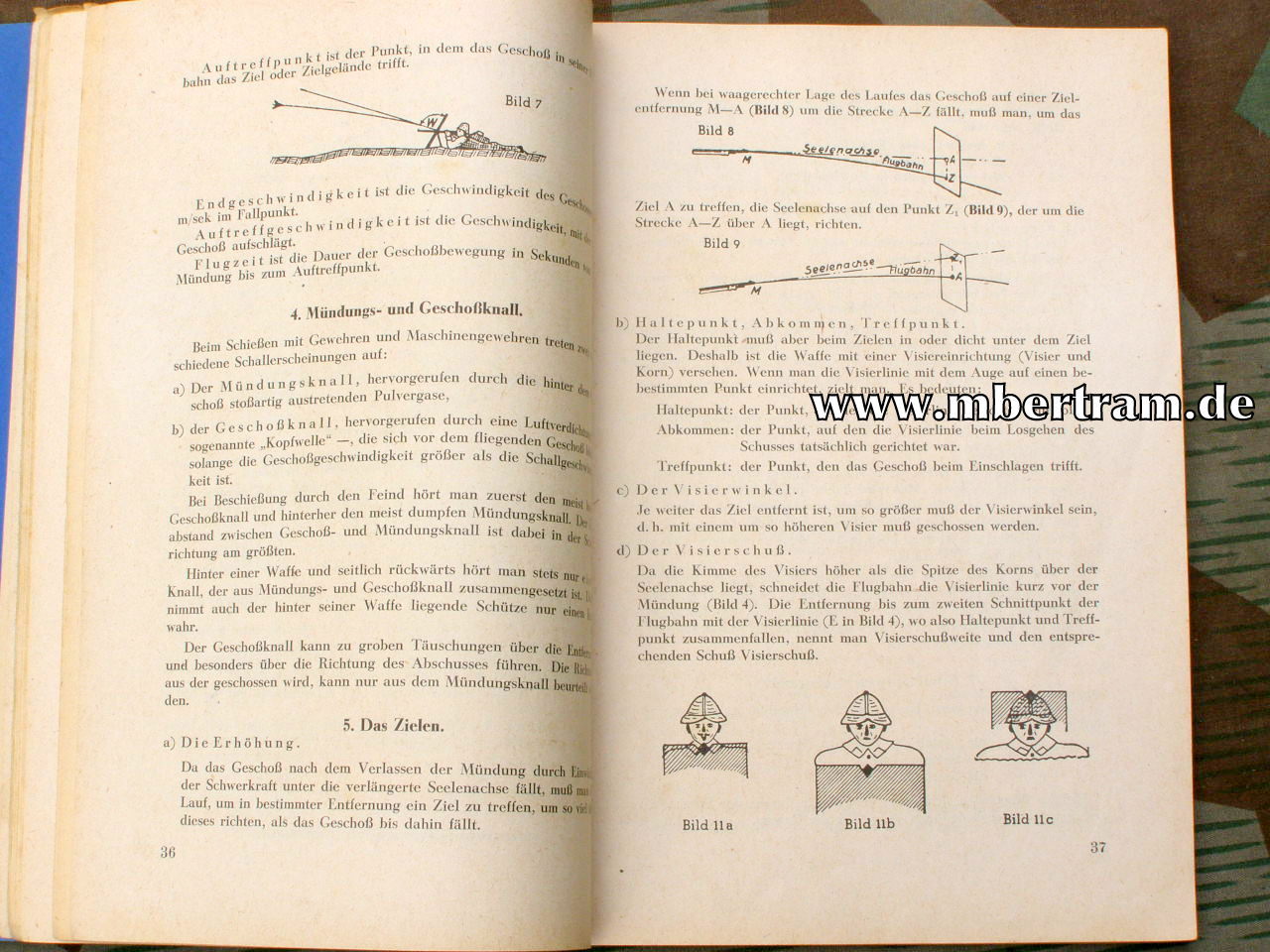 Unterrichtshefte der M.L.A., 1.u. 2. Teil,1943 DK Gold Träger