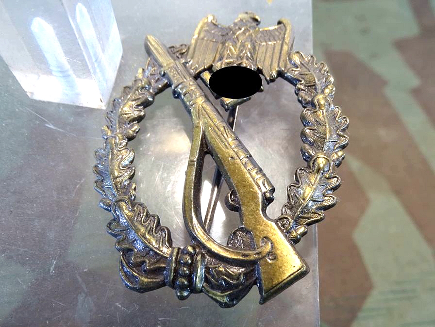Replik:  Infanterie Sturmabzeichen der Wehrmacht in bronze, CE Juncker Berlin