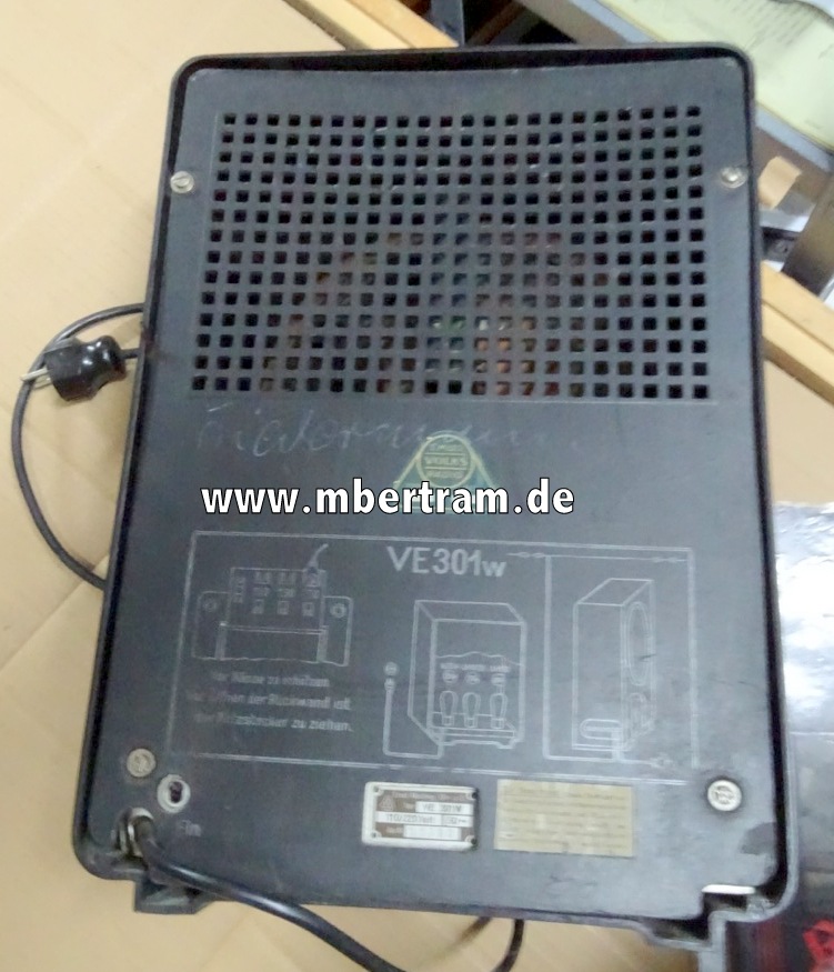 Volksempfänger, VE 301 W" "Emund Volks Radio"
