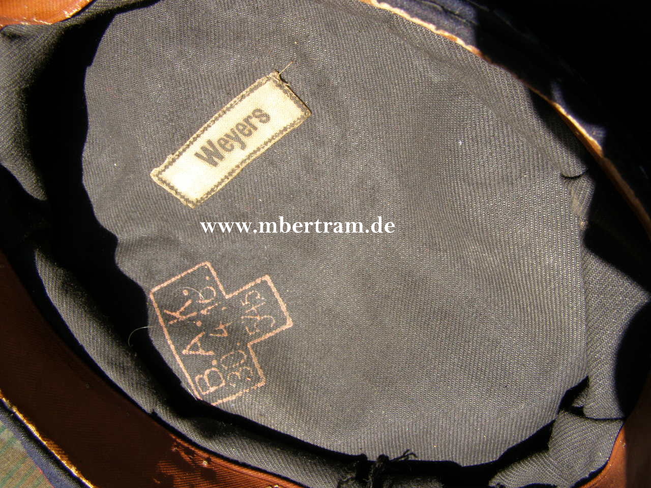 10472-9 Tellermütze "türkische Torpedoboots Flotille" 1916.SELTEN