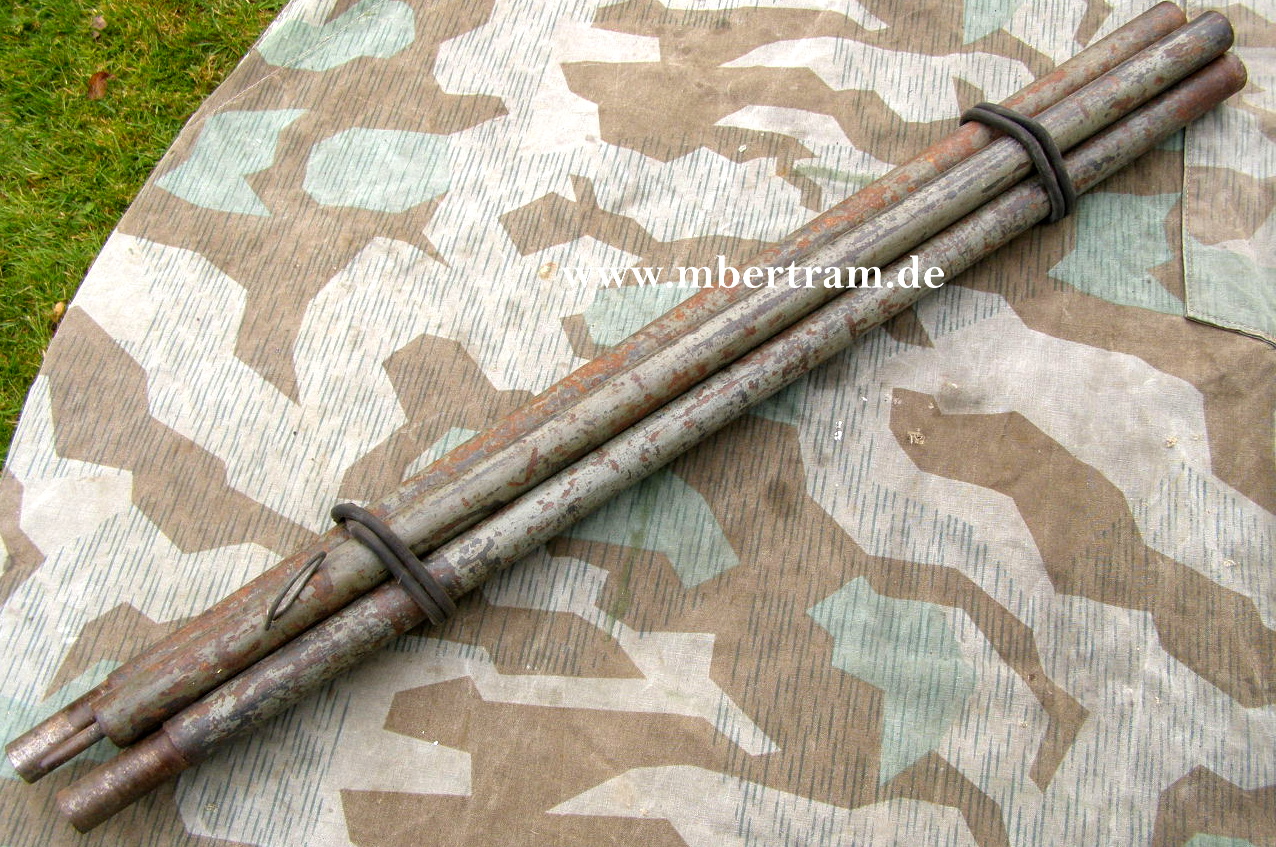 Waffen SS/ Wehrmacht Eisen Zeltstangen . 4 Stück