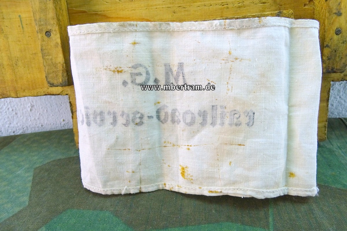 Armbinde " Military Gouvernment Railroad Service ", um 1946