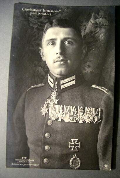 Originalsignatur Olt. IMMELMANN, Max, "Der Adler von Lille"