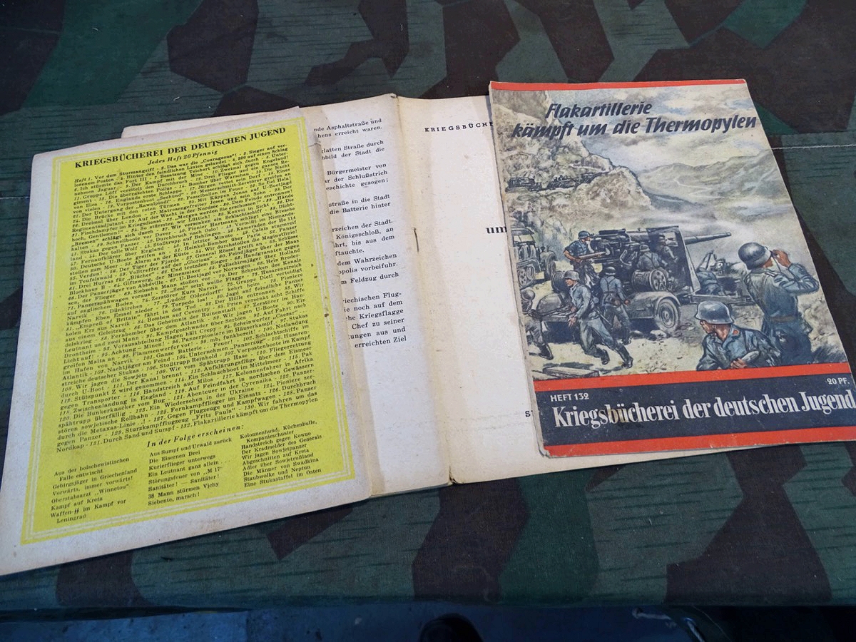 Kriegsbücherei der deutschen Jugend, "Flakartillerie kämpft um die Therrmophylen" 