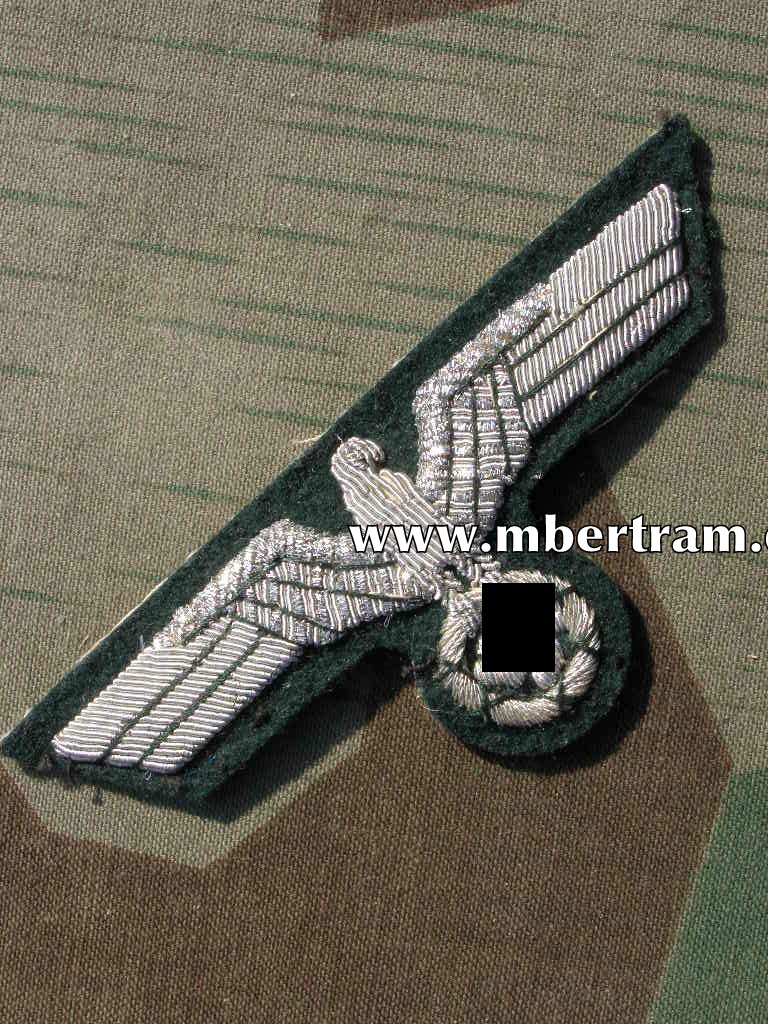 Wehrmacht Heer Brustadler für Offiziere Metallfaden
