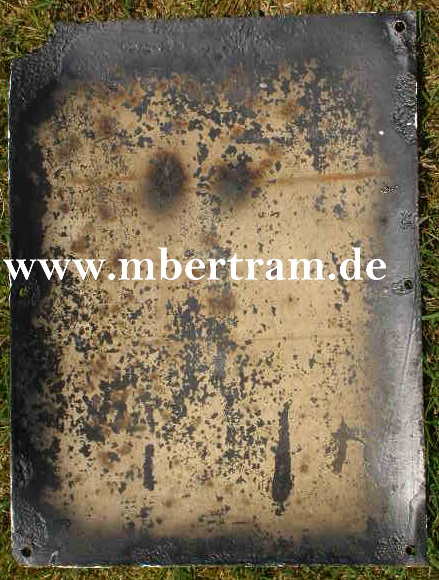 Original Emaillschild NSV Hilfsstelle Mutter und Kind 36x48 cm