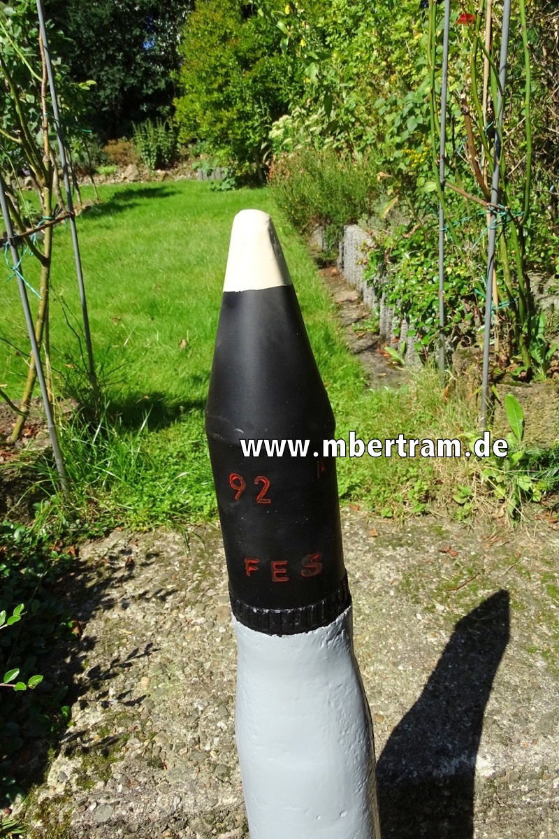 WH-Sturmgeschütz Deko-Patrone 7,5cm KWK 40 ,Panzer, Zustand 4