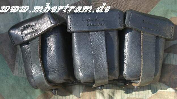 K98 3er Munitionstasche Sattler Genossenschaft Aachen 1916
