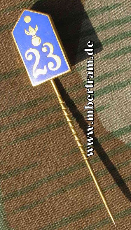 Regimentsnadel Angehörige Artillerie-Regiment Nr. 23