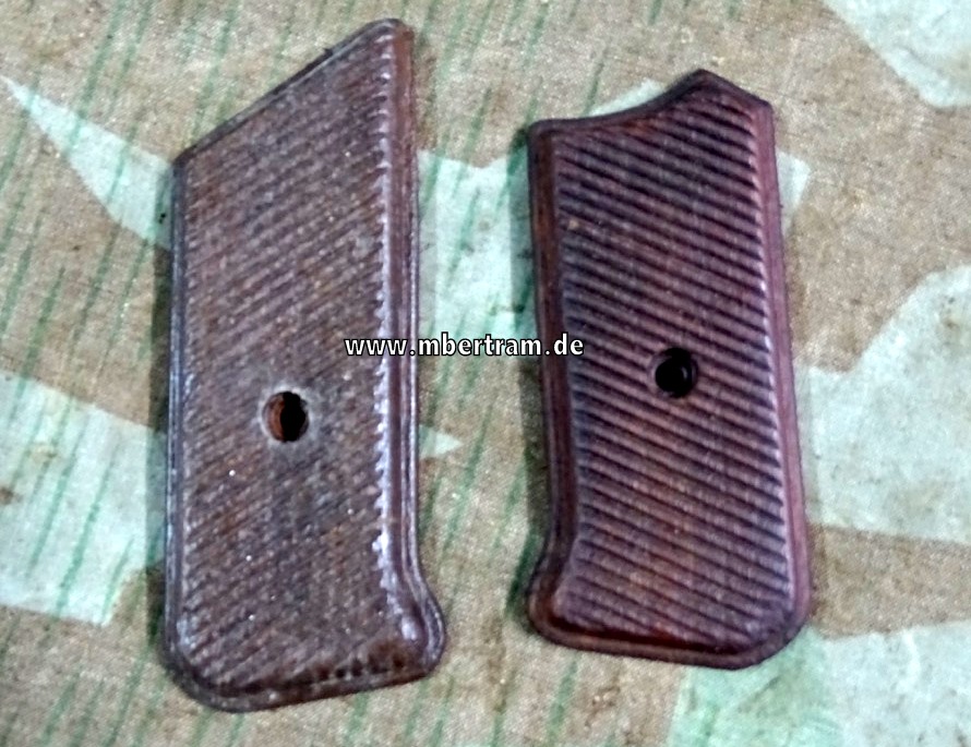 Pärchen Griffschalen MP 44 / Stgw 44 Holz, Top erhalten