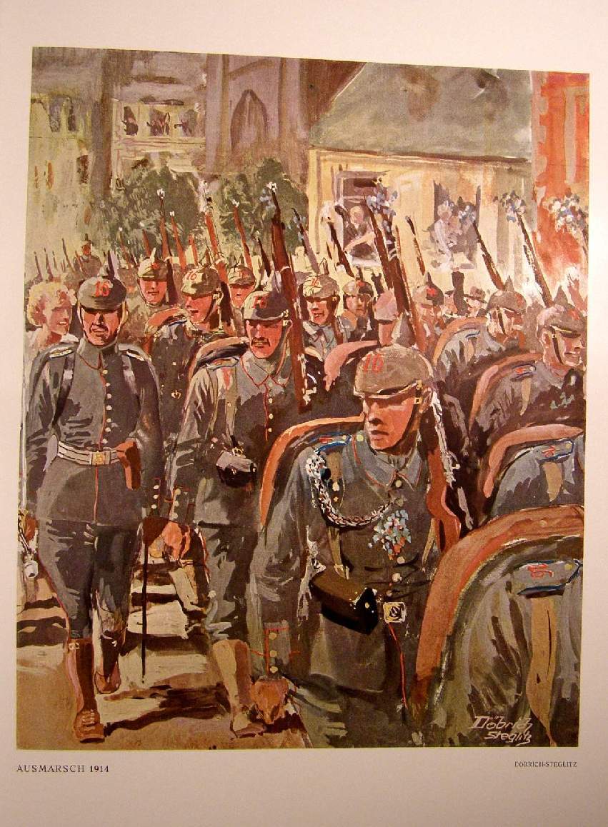 4579-15 Deutsche Infanterie. Das Ehrenmal d. vordersten Front. 3-4 Kg