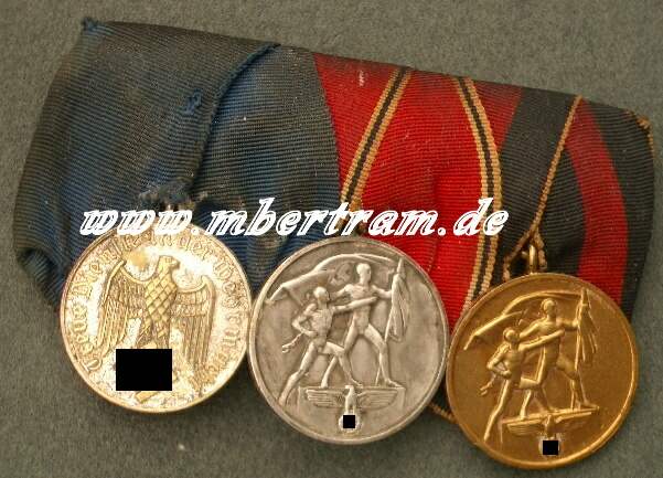 3er Ordensspange: WH DA, 13. März 1938, 1.Okt.1938