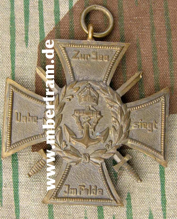 Ehrenkreuz des Marine-Korps 1914-1918 o. Band