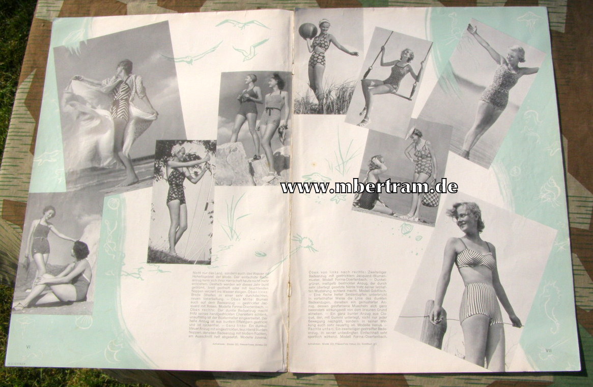 Frauenzeitschrift: Die neue Mode Linie, Juni 1938.