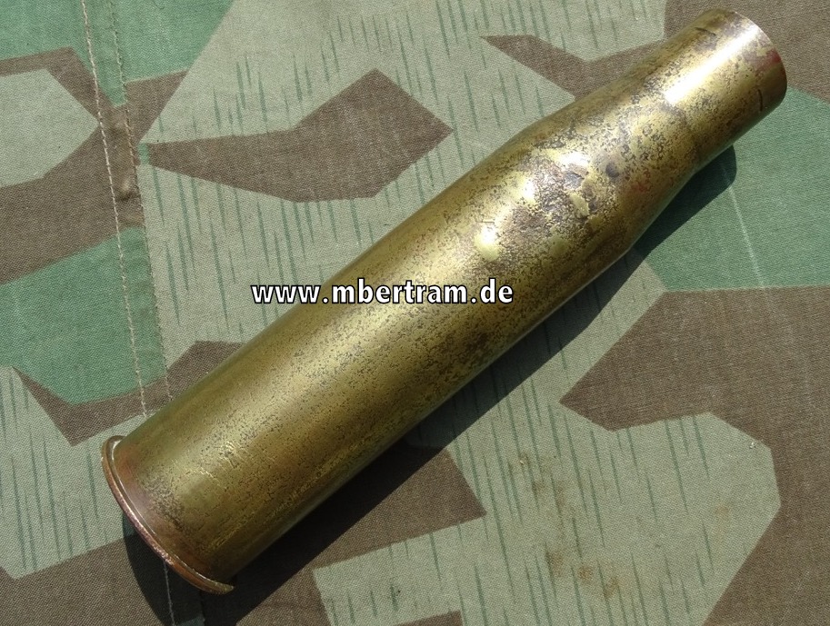 US Messing Hülse für 37 mm Kanone M 16, Lot GL -63- 1943