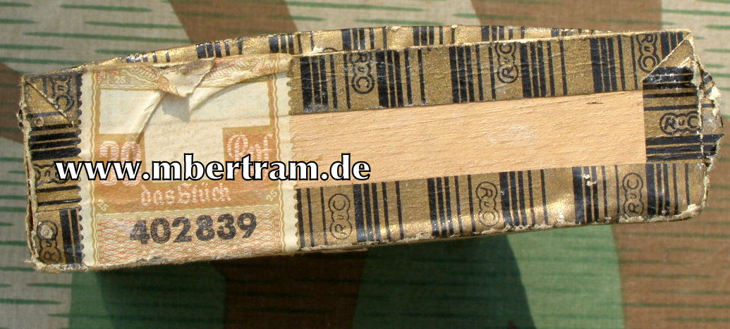 Zigarren Kiste, 50 Stück "Königswürde" , um 1939