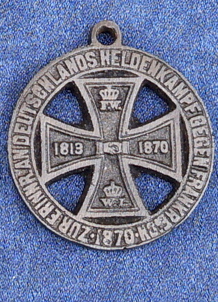 Medaille  "Erinnerung an Deutschlands Heldenkampf gegen Frankreich 1870