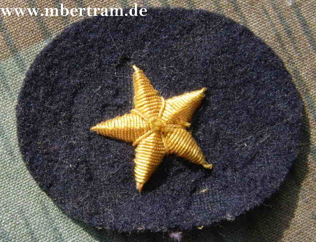 Ärmelstern " Zur See" für Kriegsmarine Offiziere, Cellon