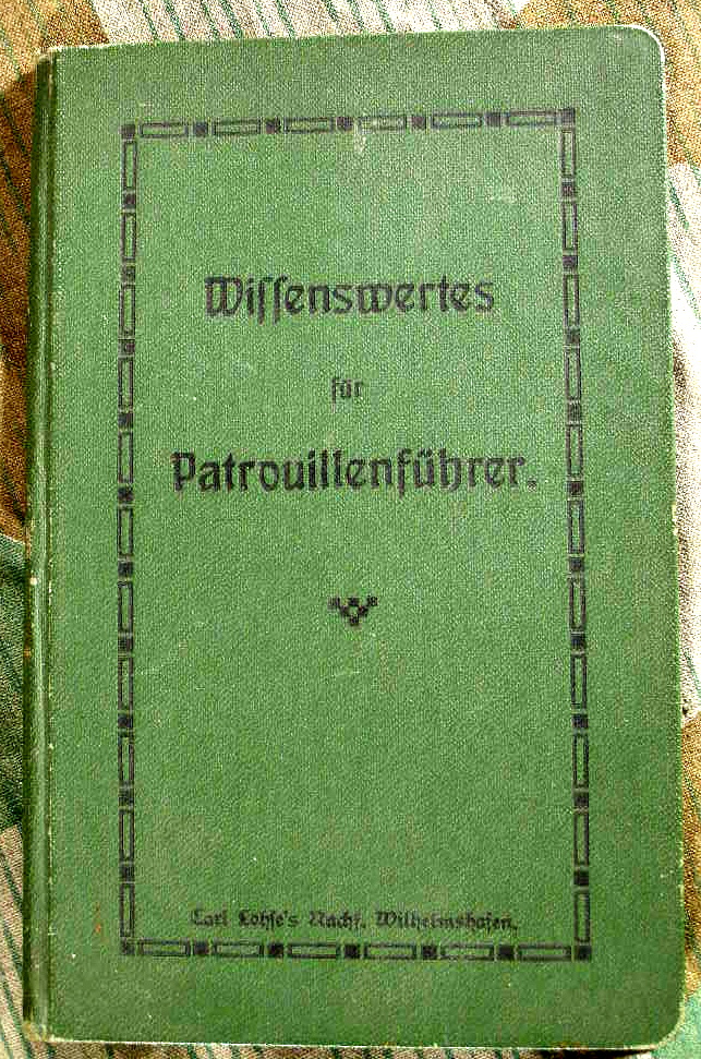 Wissenswertes für Patrouillenführer. Um 1915