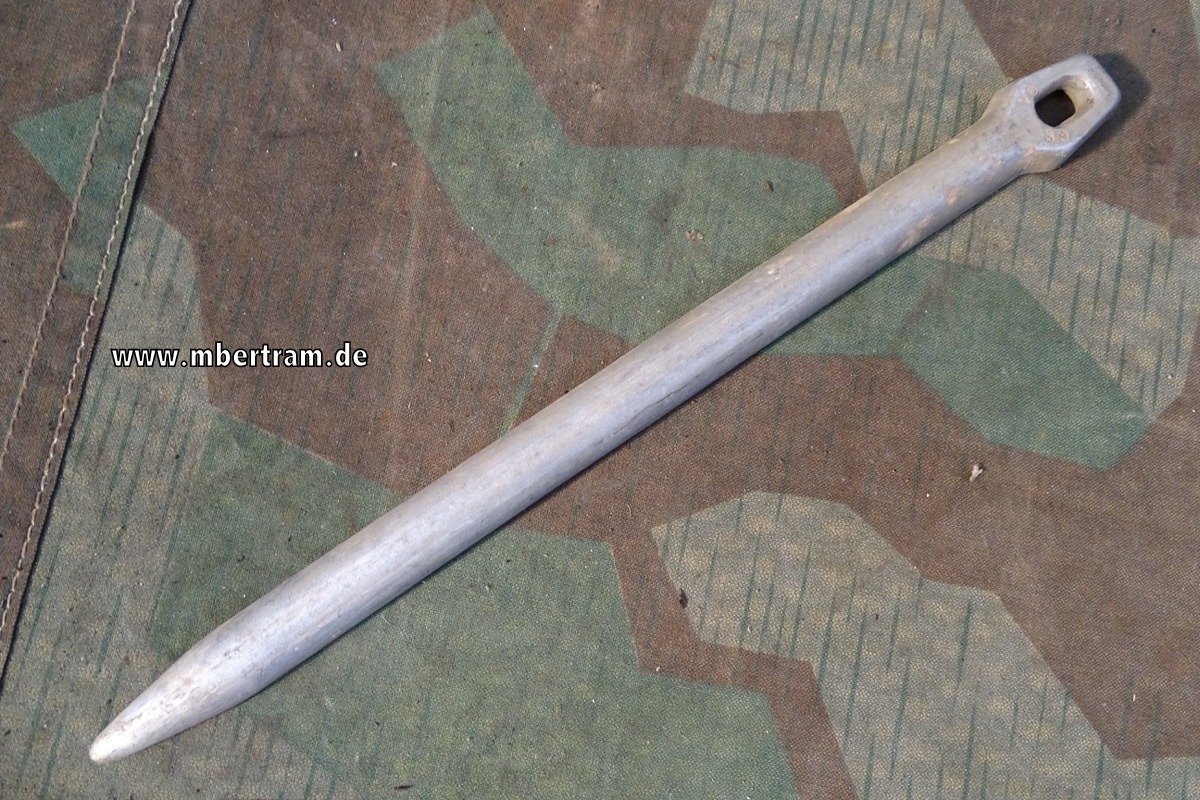 Waffen SS / Wehrmacht: Zelthäring,  Herstellermarke " GA 39"