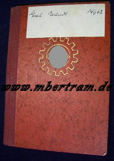1005-12 Dokumente Pz.- Bergezug: Soldbuch, Verleihungs Urkunden