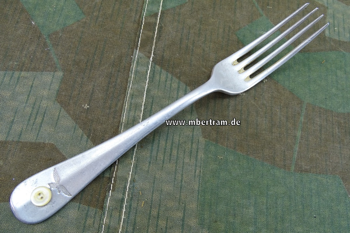 Luftwaffen Gabel, Alu: " Luftwaffen Hoheitsadler, FL.U.V. R.S.H 1939"