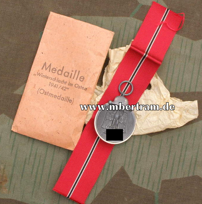 Medaille Winterschlacht im Osten 1941/42,TÜTE, Hst: 4