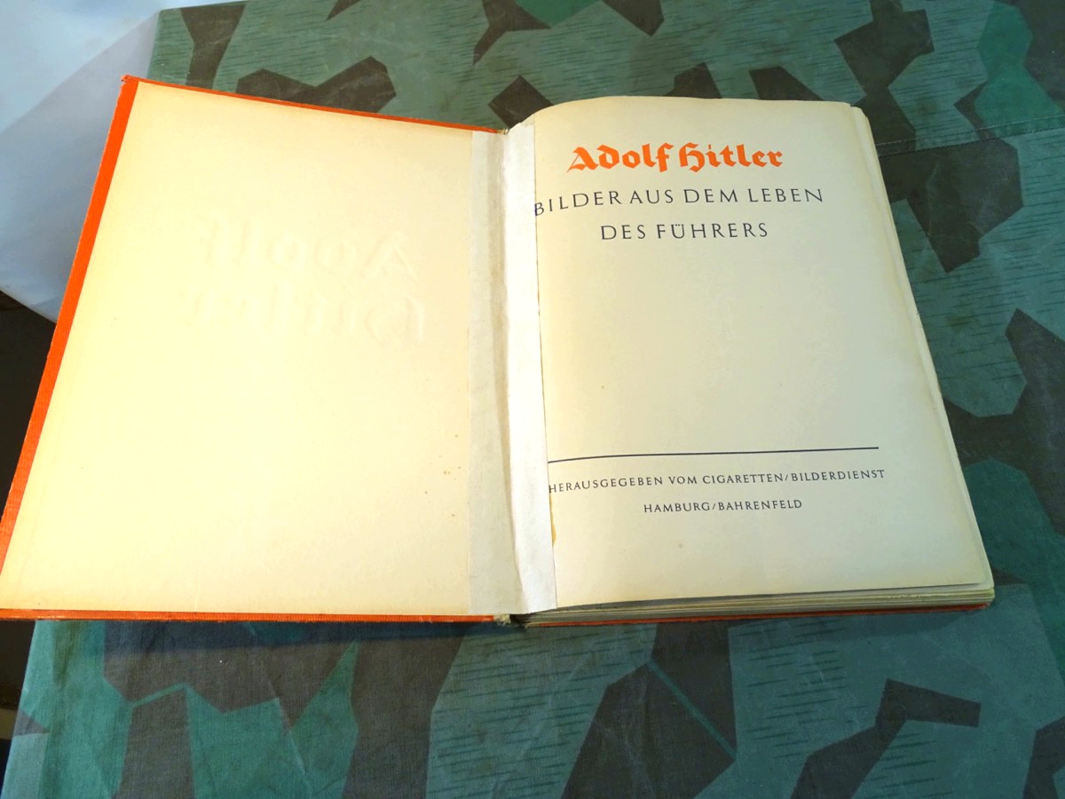 SAMMELBILDER ALBUM ADOLF HITLER,1936, mittlerer Zustand SAMMELBILDER ALBUM ADOLF HITLER,1936, mittlerer Zustand