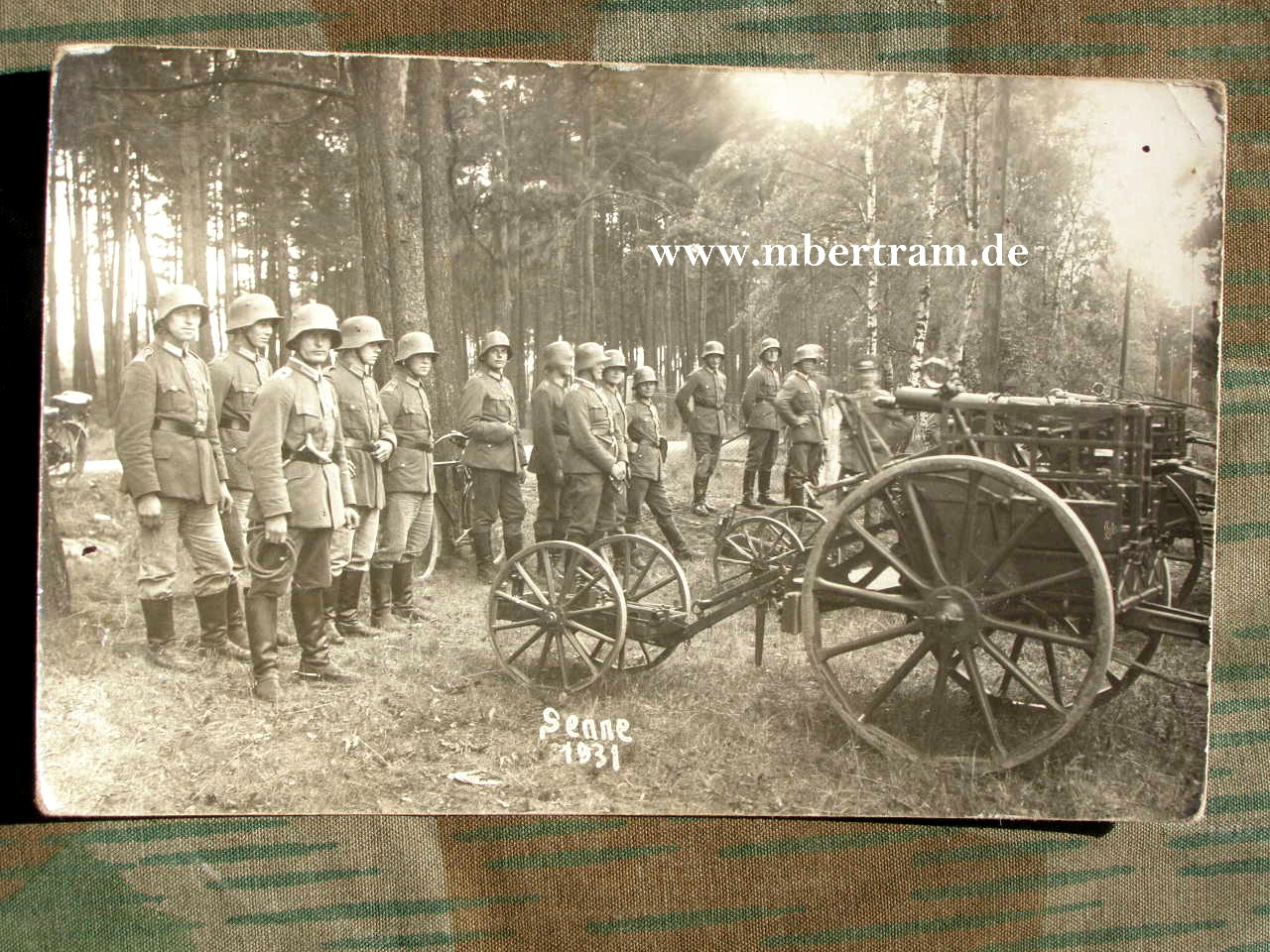 10453-2 9 x GeländeÜbung, Reichswehr, 4. ( Mg) Kp. Inf. Rgt. 15