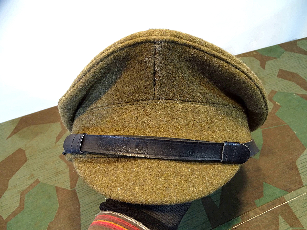 Manschafts Schirmmütze Britisch Army, gr. 58, Nachkriegszeit, Wollstoff