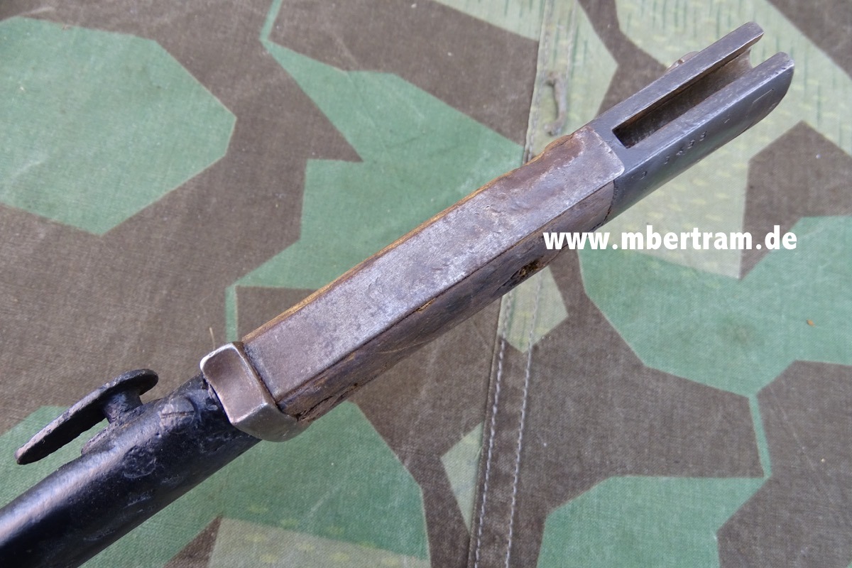 Seitengewehr SG  84/98, 2. Weltkrieg,  Scheide narbig
