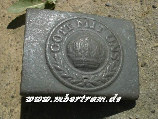 PREUSSEN KOPPELSCHLOSS MANNSCH.,15-1918 FELDGRAU